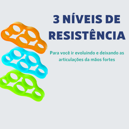 Fita FortDedo - Exercício para articulações da mão 3 por 1