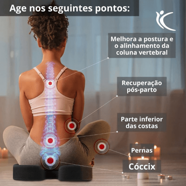 Almofada Ortopédica Postural - Assento gel ultra confortável
