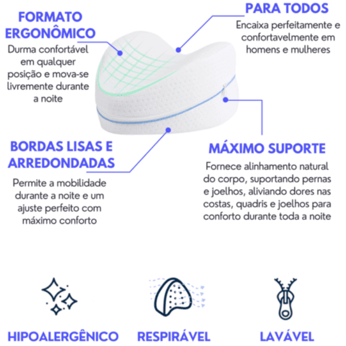 POSTUREPRO™ Almofada Ortopédica para Pernas