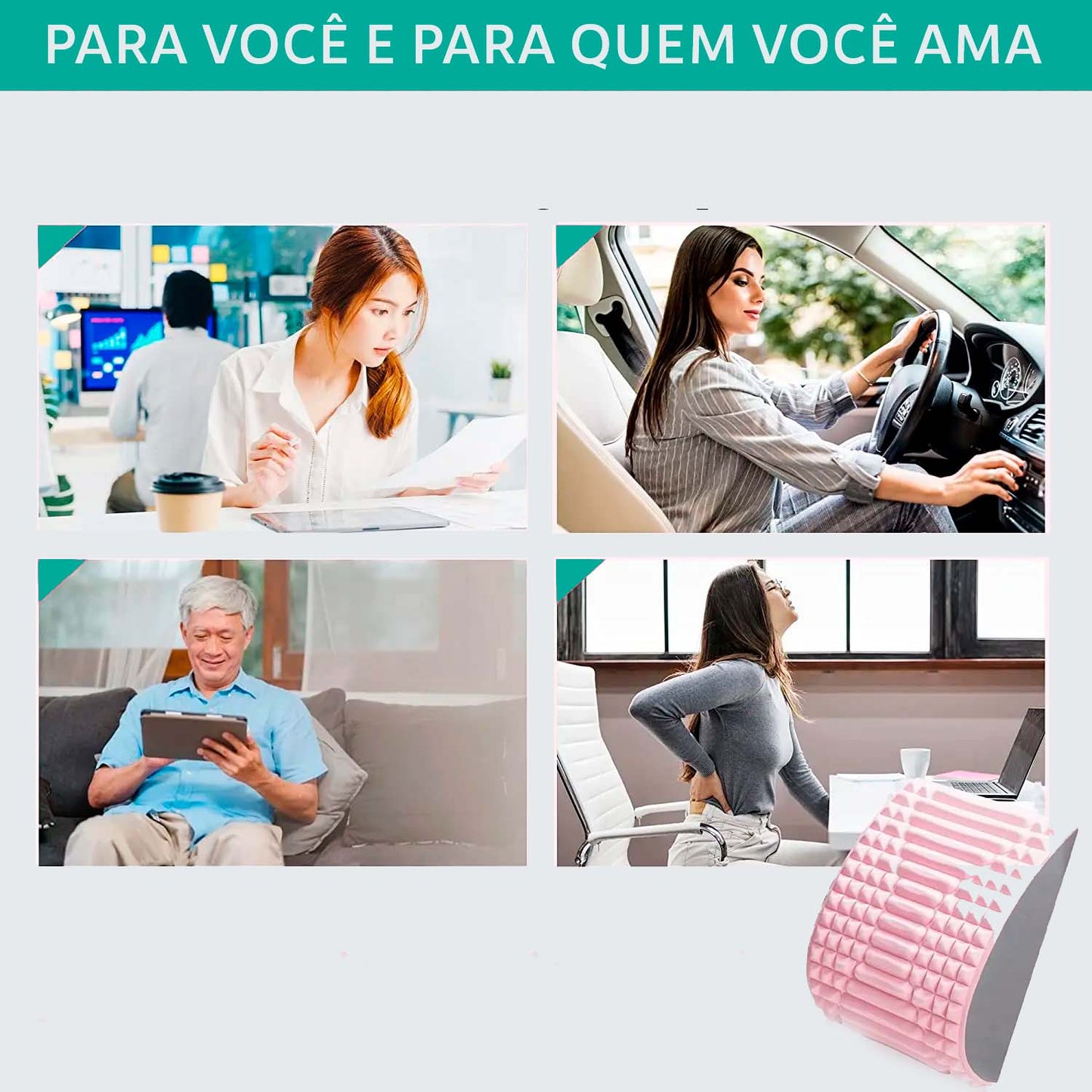 Travesseiro Alongador  - Cervical e Coluna